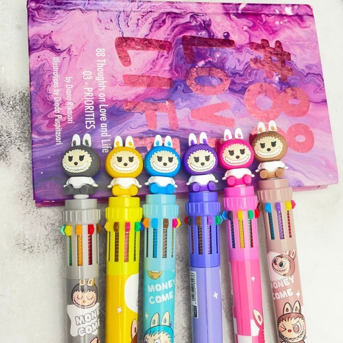 

PROMO !!! Pulpen Bolpen Pena 10 Warna LABUBU Cute Lucu / Pen Cetek Labubu Kekinian Favorit Anak Kualitas Terbaik Stationary Fancy