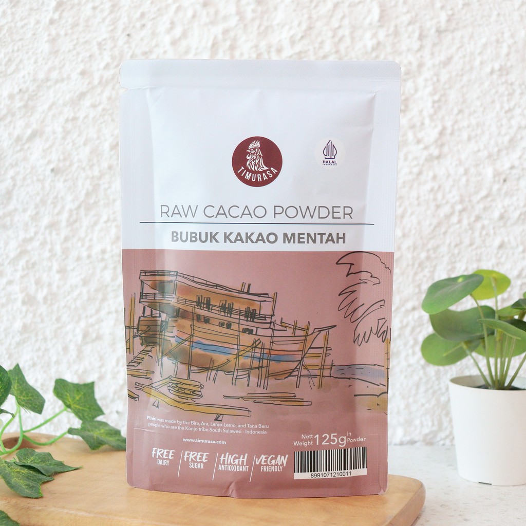 

125G Raw Cacao Powder - Bubuk Cokelat - TIMURASA