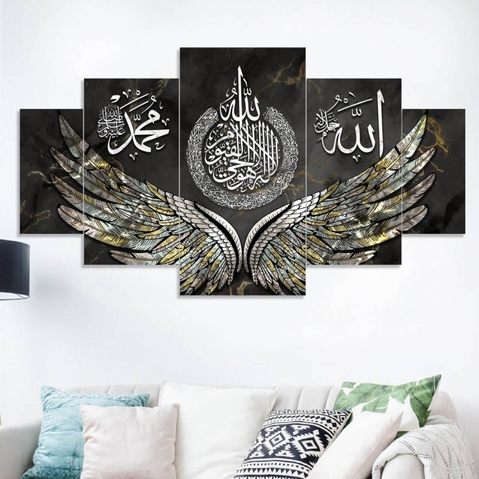 Hiasan Dinding Kaligrafi Ukuran Besar Hiasan Pajangan Rumah Ruang Tamu