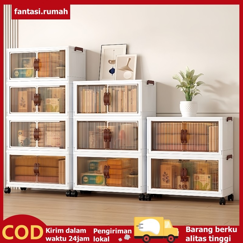 Lemari Laci Lemari Mini  Laci Tempat Baju Kotak Penyimpanan Lemari Bayi Estetik Murah Dapur Lemari P