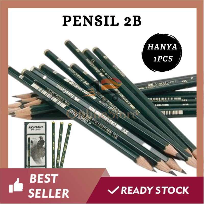 

OS -F215- PENSIL 2B PENSIL HIJAU - PENSIL M2000 1PCS