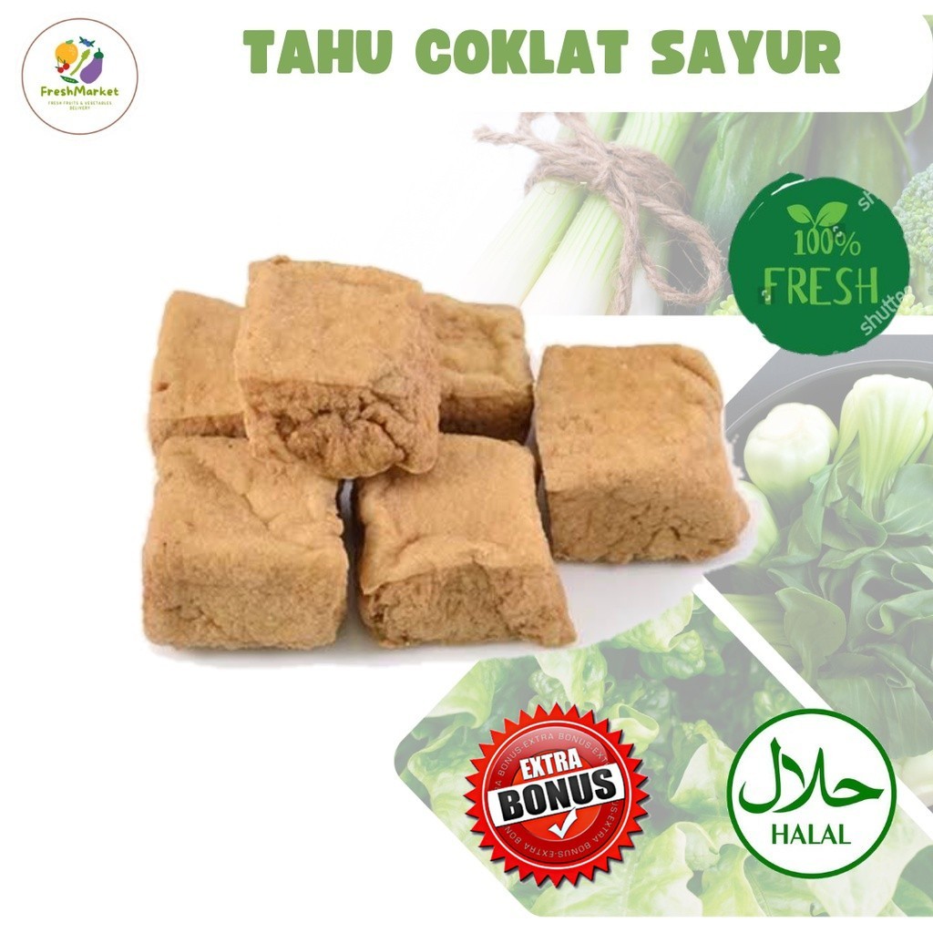 

Tahu Sayur Coklat Per 10 Pcs Sayurinstant