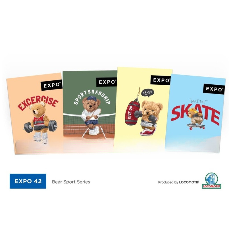 

( DAPAT 10 BUKU /1 PAK / PACK ) BUKU TULIS EXPO 42 CAMPUS / Buku EXPO 42 SEPERTI Big Boss Sidu 42