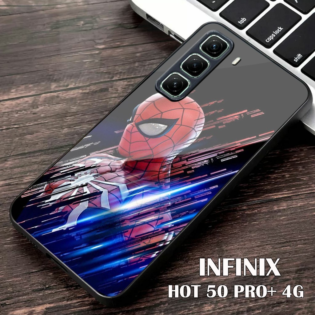 Softcase Glass Glossy Untuk Infinix Hot 50 Pro+ 50 4G /5G 2024 - Cassing Hp Infinix Hot 50 Pro+ 50 4