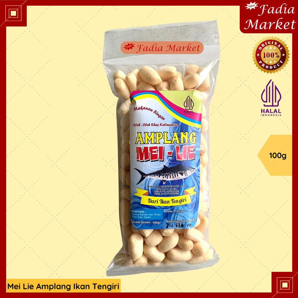 

Mei Lie Meilie Amplang Kuku Macan Ikan Tengiri Oleh Oleh Khas Samarinda Kalimantan 100g