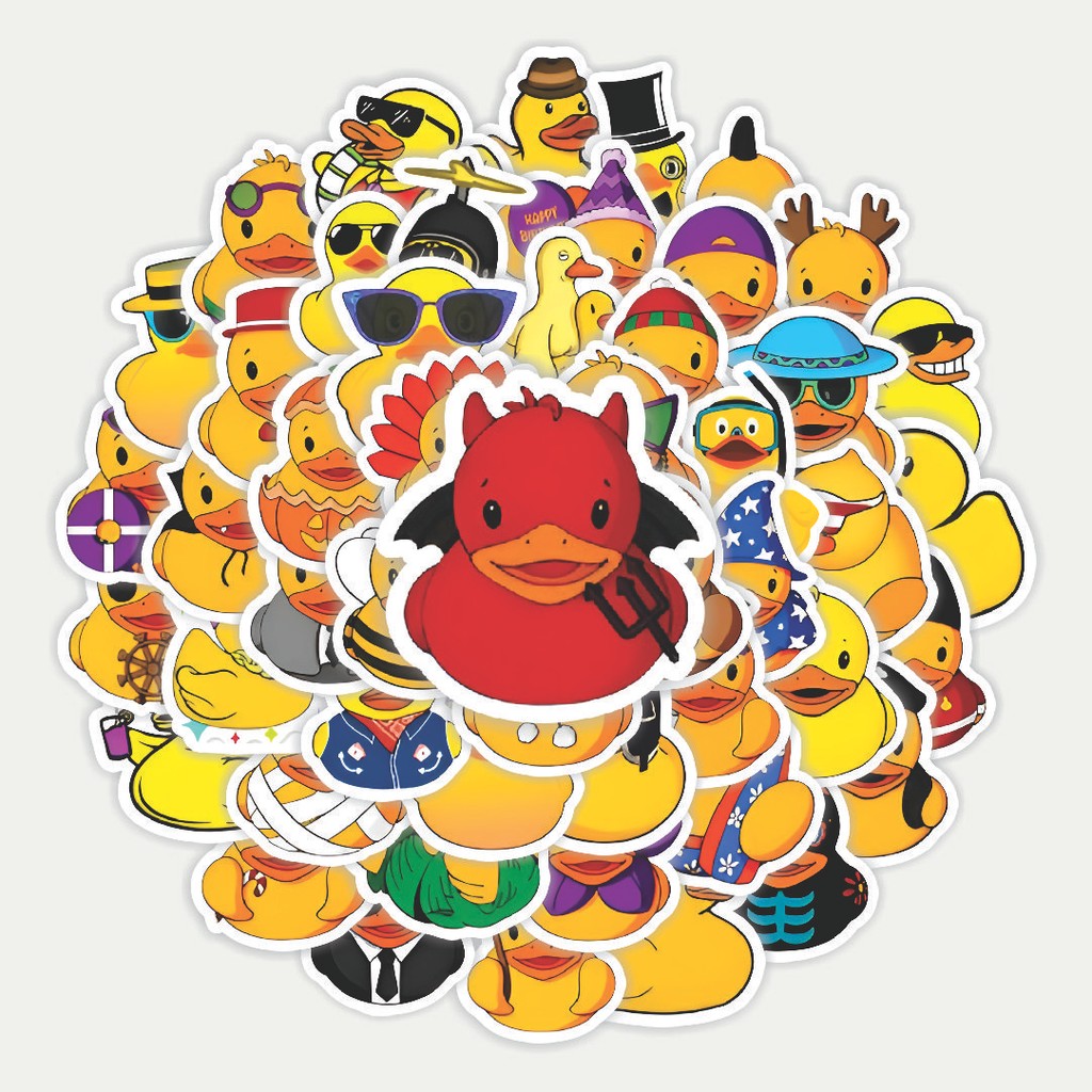 

Sticker Pack Stiker Funny Rubber Duck [Bebek Karet Lucu] | Sticker TUMBLR | Stiker LAPTOP KOPER HELM