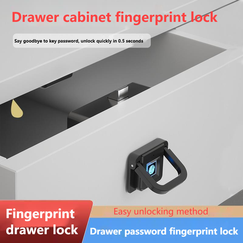 Drawer Password Fingerprint Lock Locker With Lock Drawer Lock Electronic Lock Supply Smart Cabinet F