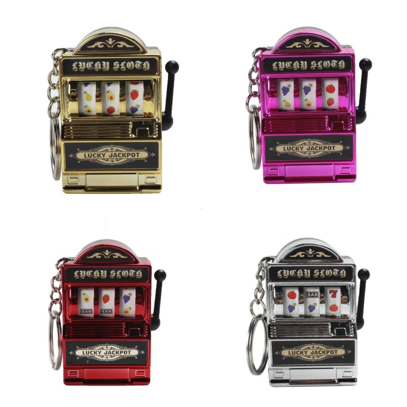 

Mini Fruit Keychain Funny Casino Pendant Bag Charm Birthday Gift Dropship