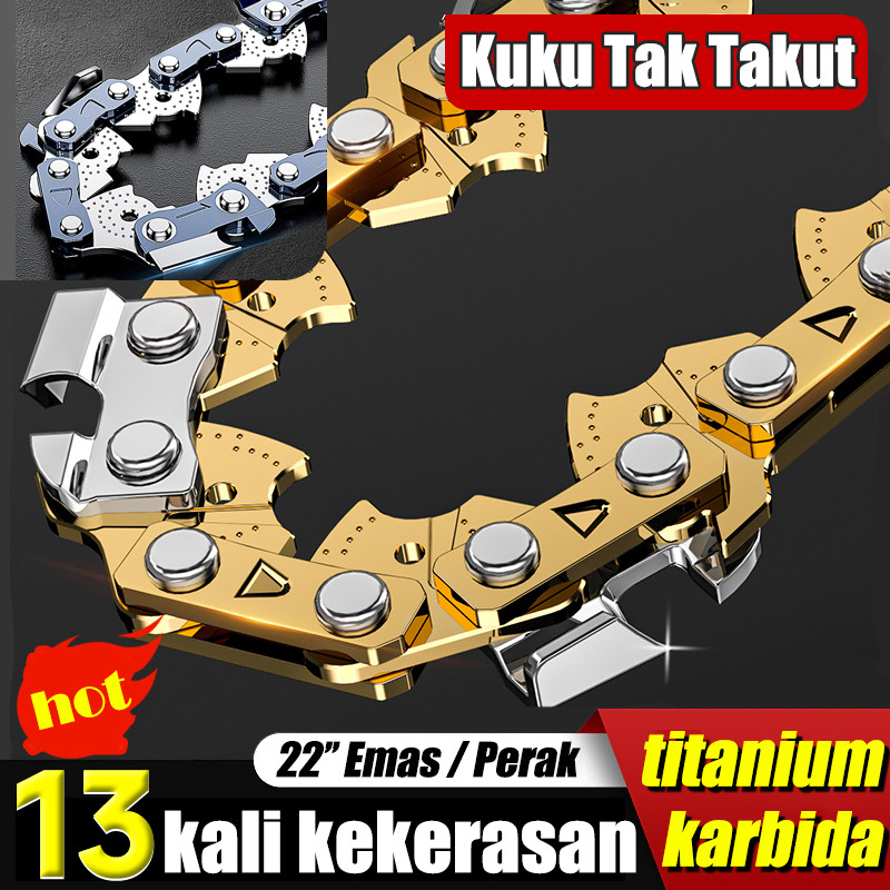 FAREVOR Rantai chainsaw Rantai sensor 22 inch Rantai Chain Saw Rantai Belah / Potong rantai senso ke