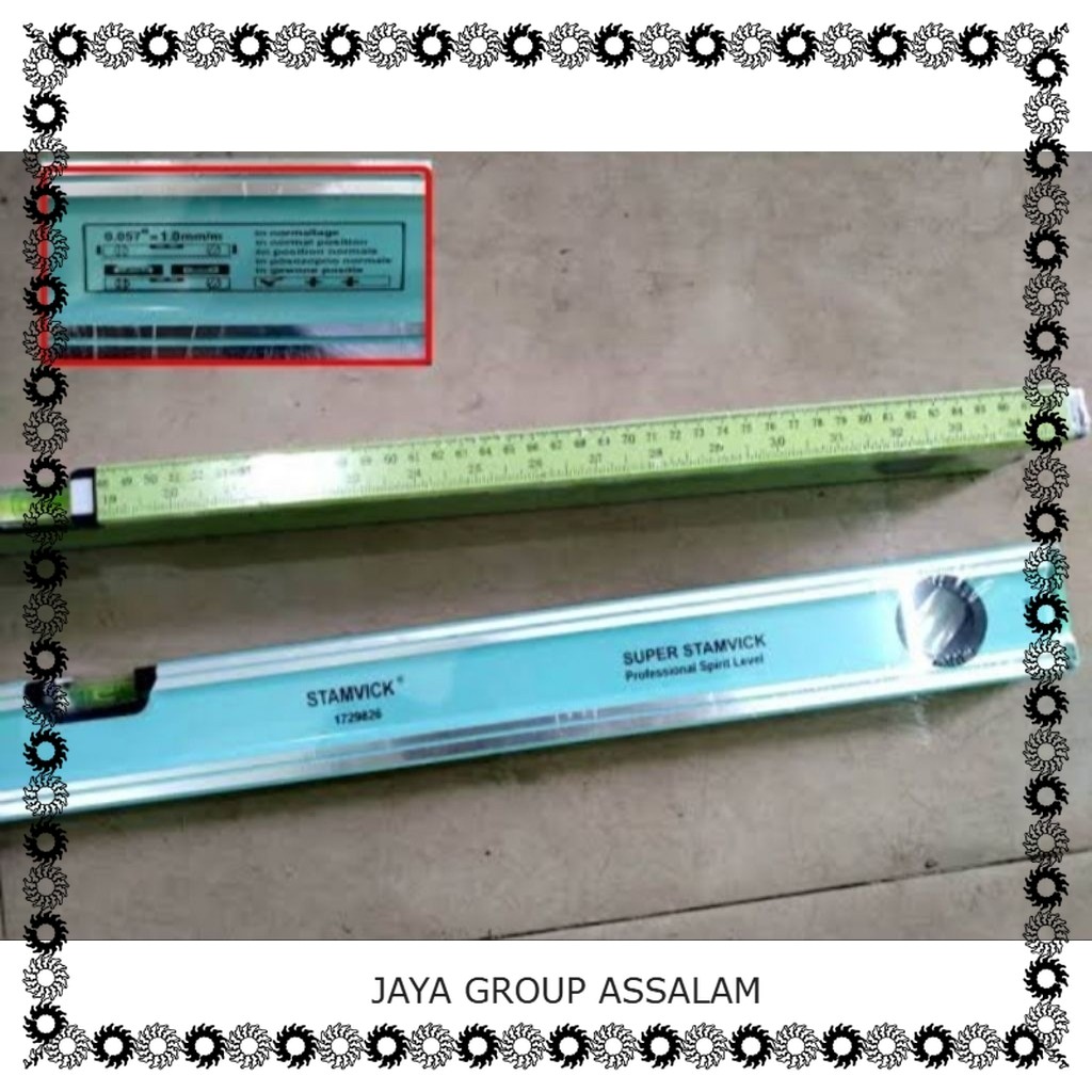 waterpass 60cm stamvick/Alat Ukur Waterpass