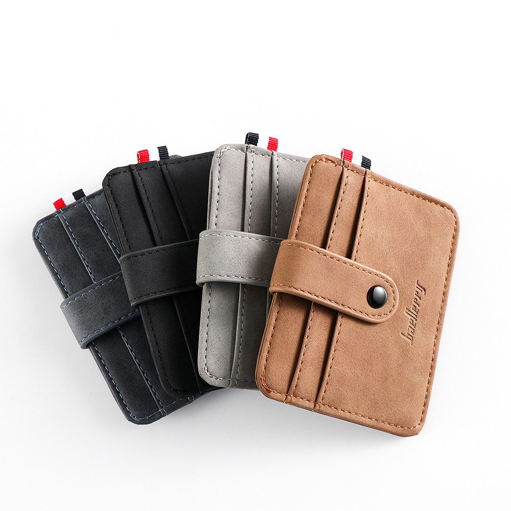 

Men's Fashion Leather ID Credit Card Holder Wallet Coin Purse Business Slim Money Pocket Case Multi-card Position Card Holder