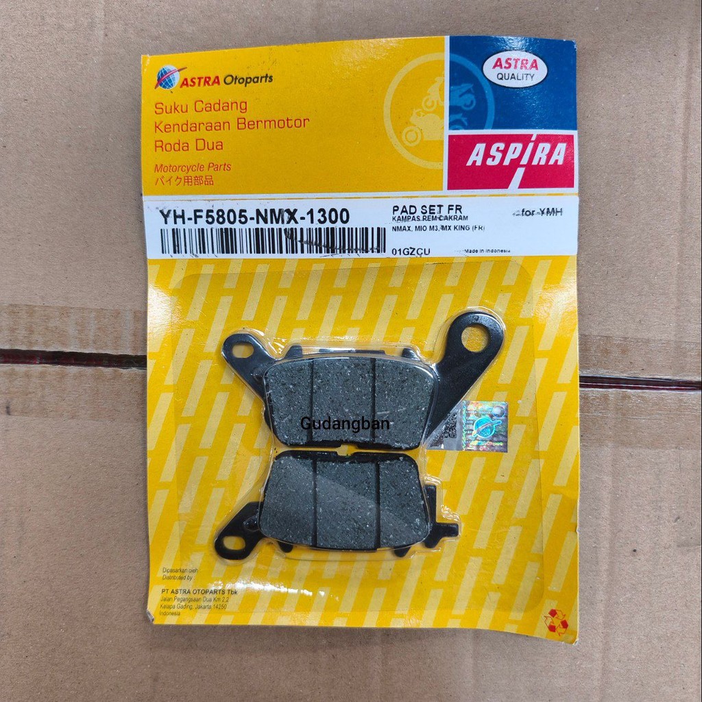 KAMPAS REM CAKRAM SET JUPITER MX NEW VIXION NEW R15 XA FRONT DEPAN / NMAX BELAKANG ASPIRA ORIGINAL