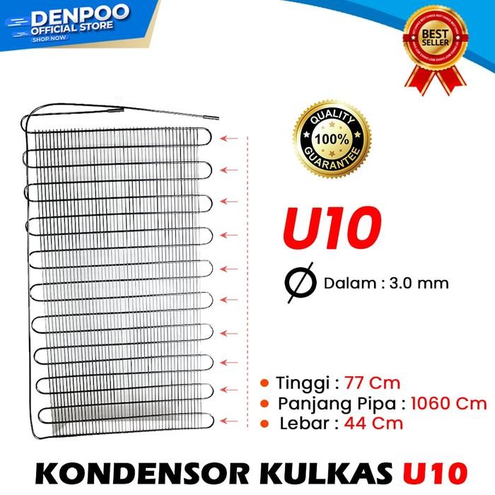 KONDENSOR KULKAS - CONDENSOR U8 U10 - KONDENSOR U10