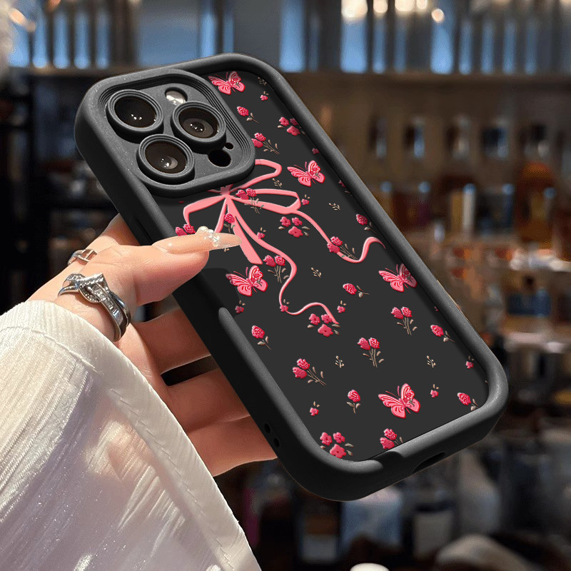 SS0878 Bunga dan kupu-kupu untuk case oppo A3X A3 A3s A16 A18 A38 A60 A54 A5s A15 A17 A17k A53 A57 A