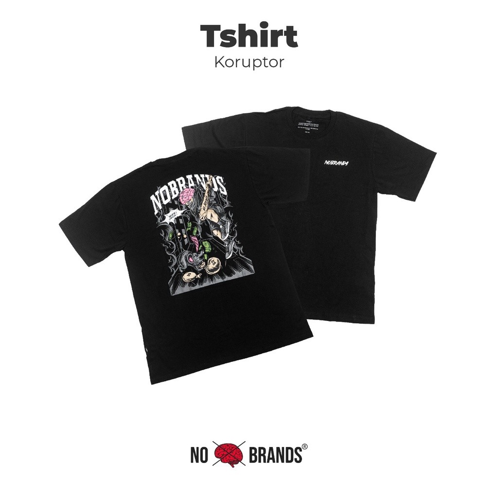 (COD) NoBrands Footwear TShirt Koruptor Unisex