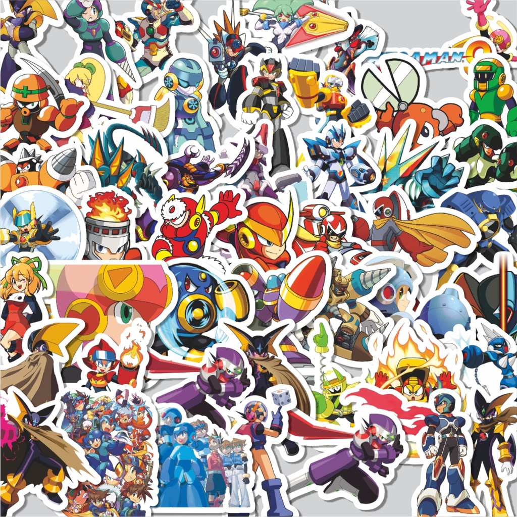 

Stiker Cutting Pack Stiker Capsom Series Megaman Universe Character Mix 1 Isi 100Pcs Series Aesthetic Lucu Keren Untuk Koper Bahan Vynil