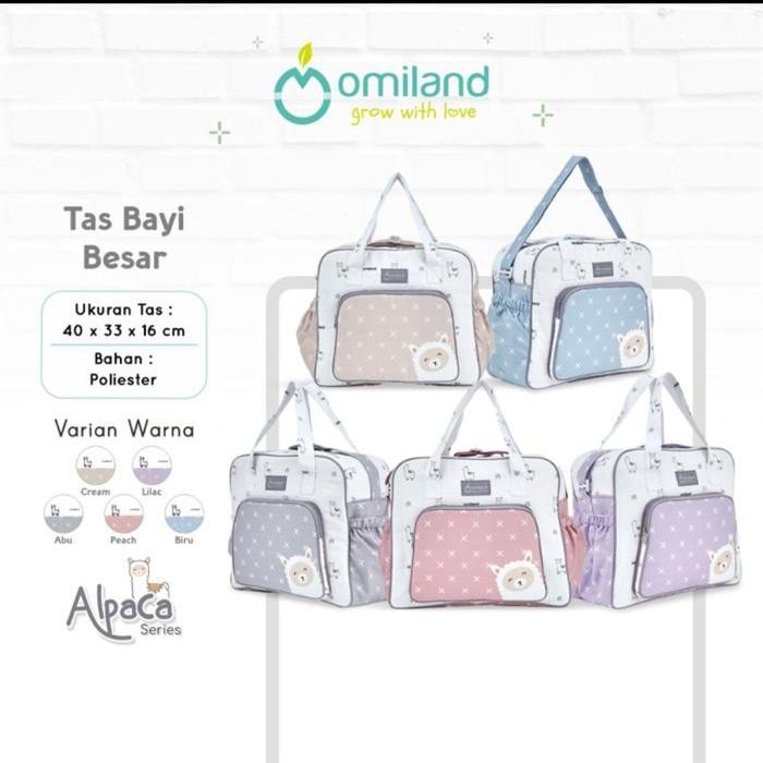 Tas Bayi Besar Omiland OB27204 Alpaca Series Tas baby