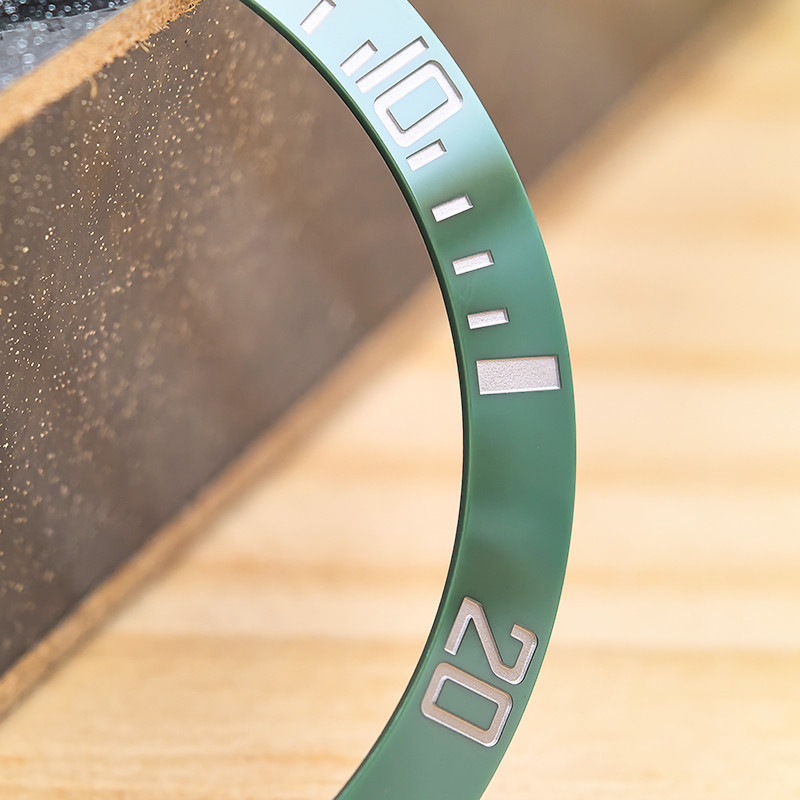 VSF Green Ceramic Bezel Insert for 40MM Submariner 116610LV Watch Replacements