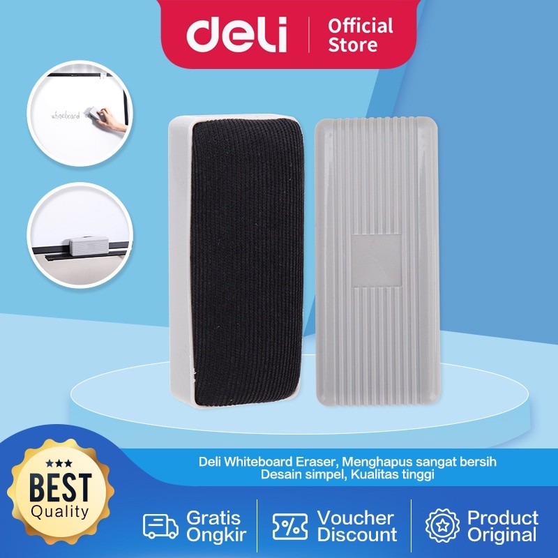 

Deli Whiteboard Eraser / Penghapus Papan Tulis Tidak Meninggalkan Bekas Kualitas Tinggi E7810