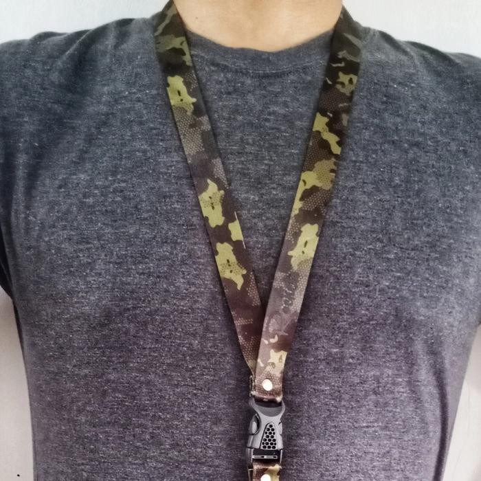 

Promo Gantungan id card - Lanyard - Camo Army Hijau - rockets