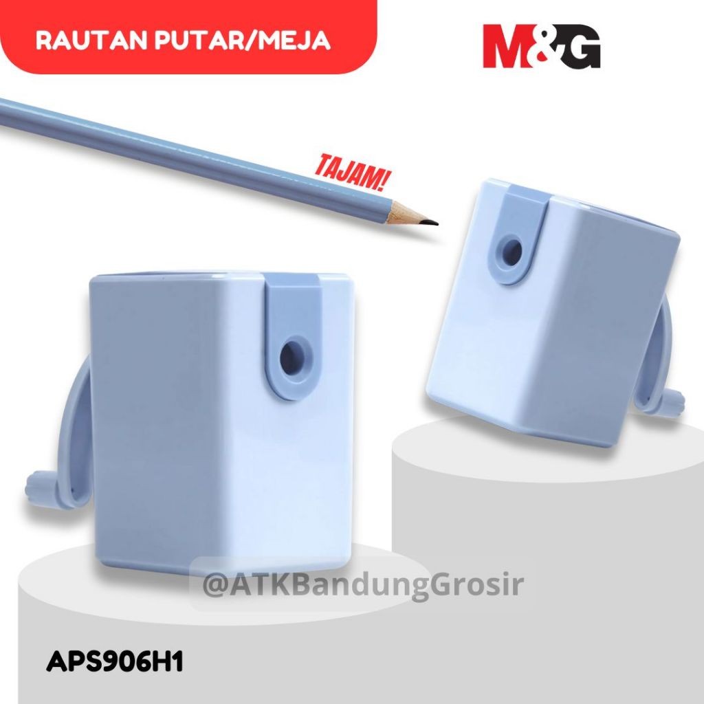 

Rautan Putar M&G Sharpener Meja Anak Estetik Sharpener Large Capacity#APS906H1 - Satuan - SHESB