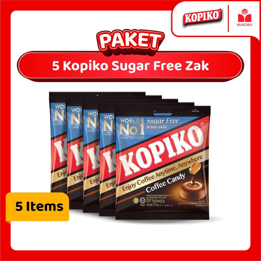 

Paket 5 Permen Kopiko Sugar Free Zak
