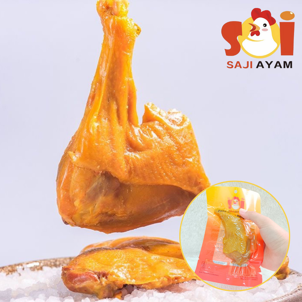 

Gendis.store6 SAJI AYAM Paha / snack cemilan siap saji / cocok untuk Travel , enak dan bergizi