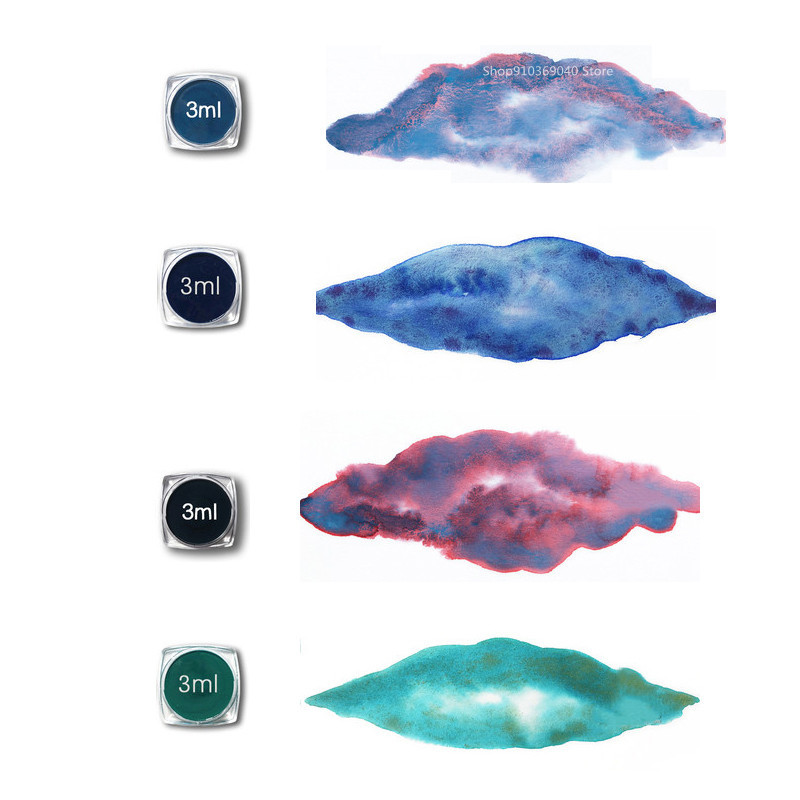 

Super Vision 3ml Special Layered Color Watercolor Pigment Professional Water Color Paint Tube for Painting Drawing Art Suppliers