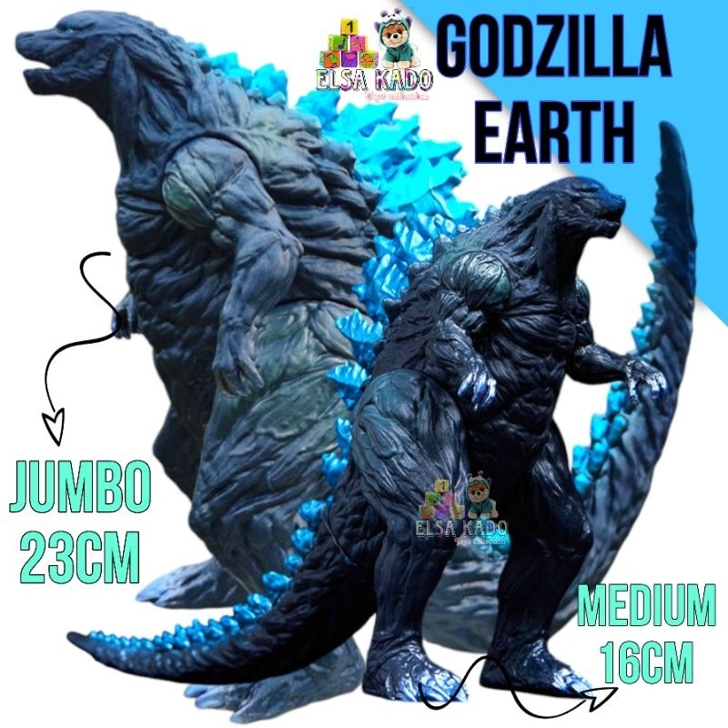 Monster Titanus Godzilla Earth Jumbo Action Figure Mainan Gojira Kaiju Collectible