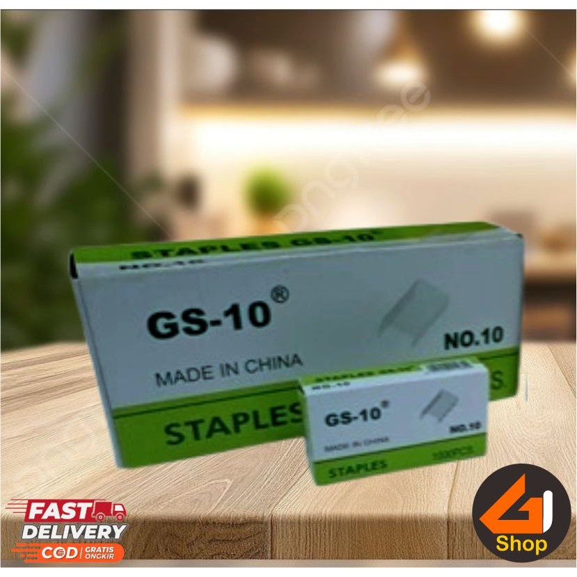 

Isi Ulang Refill Staples Hekter Stapler 1 kotak isi 1000 Ukuran No 10