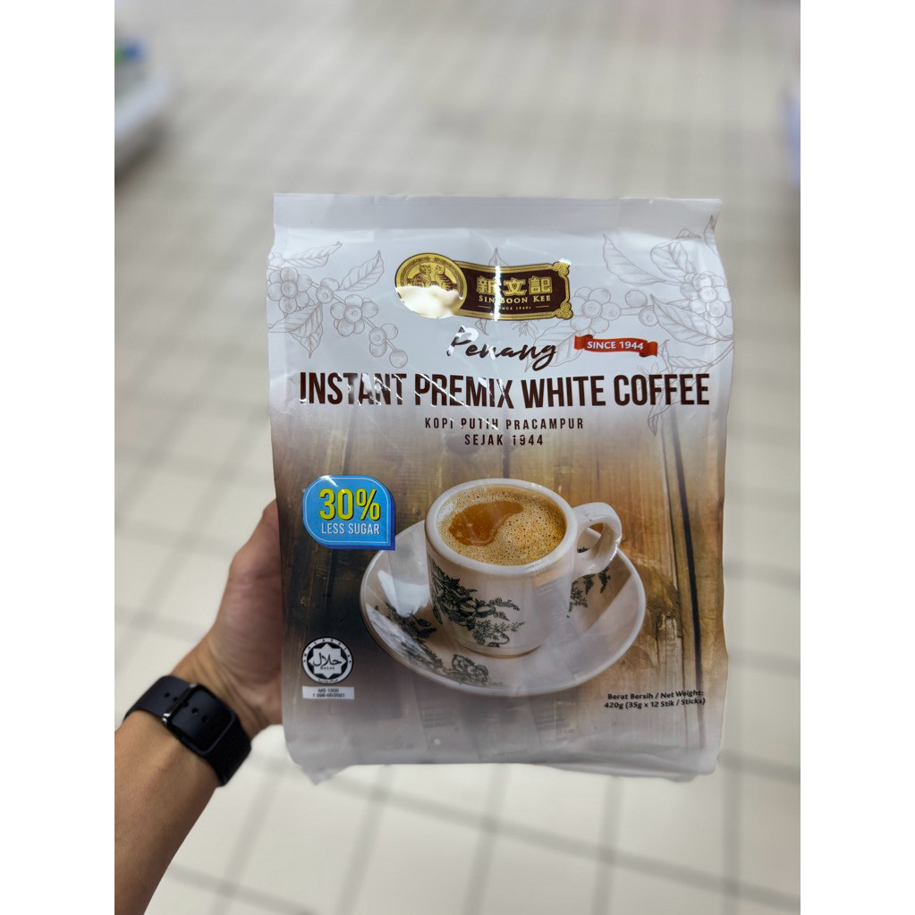 

sin boon kee / Sin Boon Kee Penang Instant Premix White Coffee Powder Kopi Segera 3 in 1 35g x 12 sachet HALAL & MESTI
