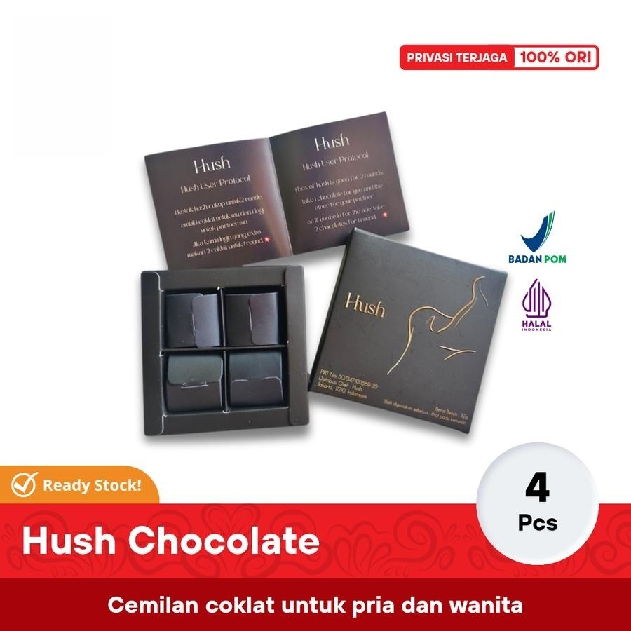 

PROMO!!! Hush Chocolate Original Dark Chocolate for Couple 32 Gram Cok Untuk Hubungan Lebih Harmonis