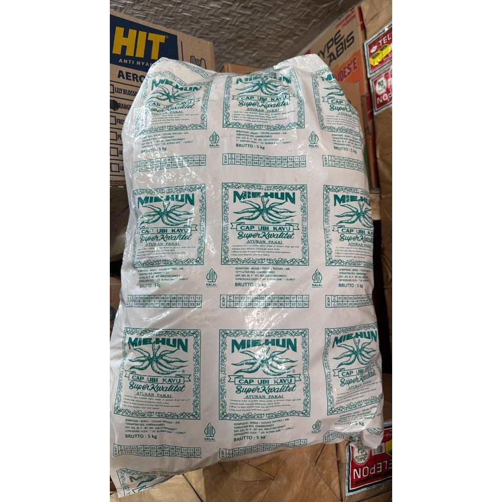 

Miehun cap UBI KAYU @ 5 kg