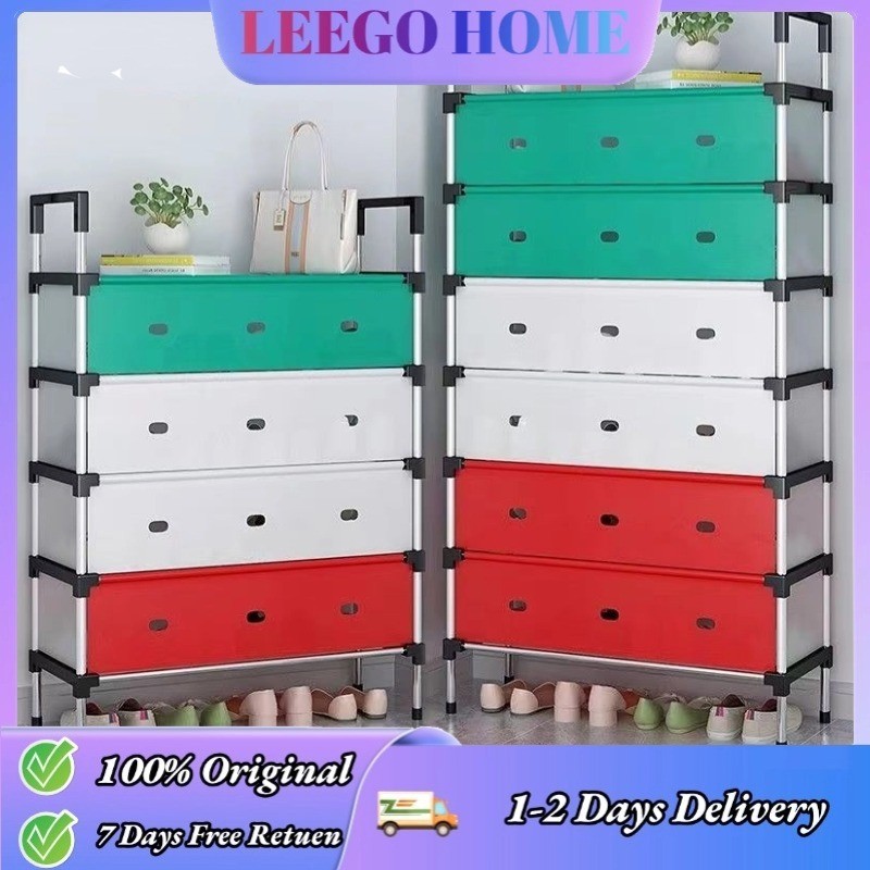 Rak Sepatu Tertutup Anti Debu Serbaguna, Gantungan Tas Pakaian/ Rak Penyimpanan Dengan Penutup/Penyi