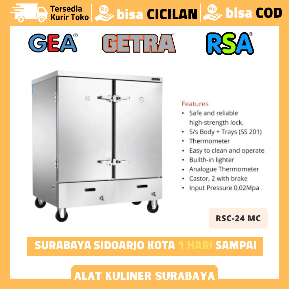 Gas Rice Cooker Getra Rsc 24 Mc Mesin Penanak Nasi Gas Garansi Resmi