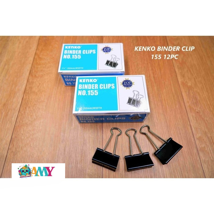 

KENKO BINDER CLIP P260 HITAM AMY STASIONARY
