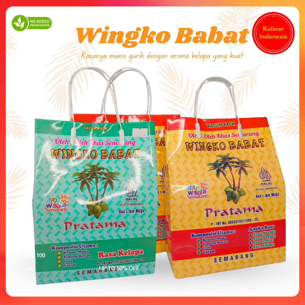 

Wingko Babat Pratama oleh-oleh khas semarang | Camilan kelapa tradisional semarang