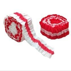 

12pc Kertas Crepe Serut Jahit Merah Putih HUT RI