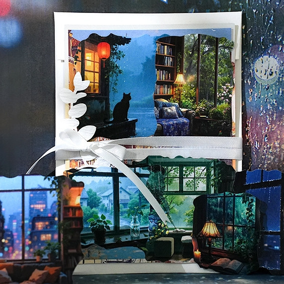 

[Gongjin] 40pcs Sticker My Life's Getting Better MLGB Stiker Jalanan Malam Camping Hujan