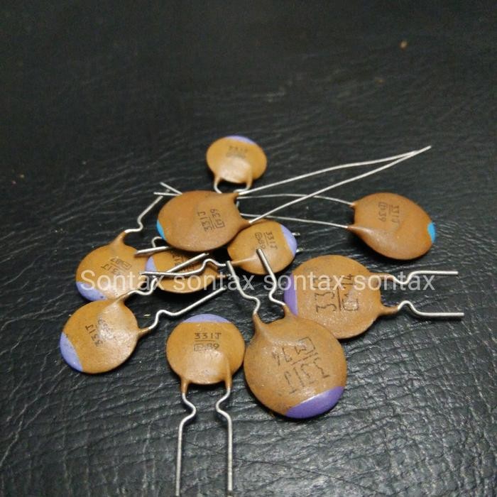 (BACA DESKRIPSI) 330pf 330 pf npo capacitor kapasitor murata