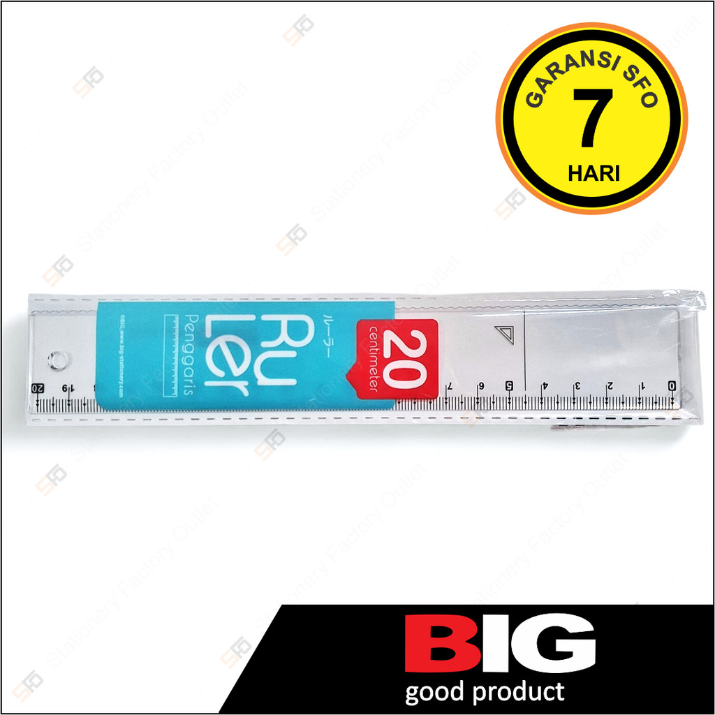 

Penggaris Akrilik Tebal BIG 20CM - PG-5201 - SFO Semarang Official