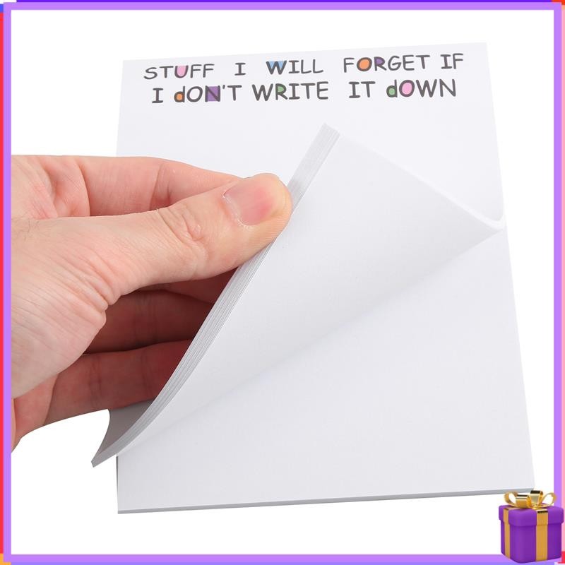 

Advanced Funny Sticky Note, To Do List Notepad Funny Stationery, Office Supplies, Notebook Labels, Desk Sticky Note 50 Pages Dur