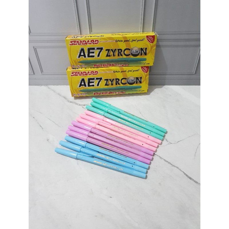 

(12pc) pen standart AE7 ZYRCON/pulpen standart AE7 ZYRCON