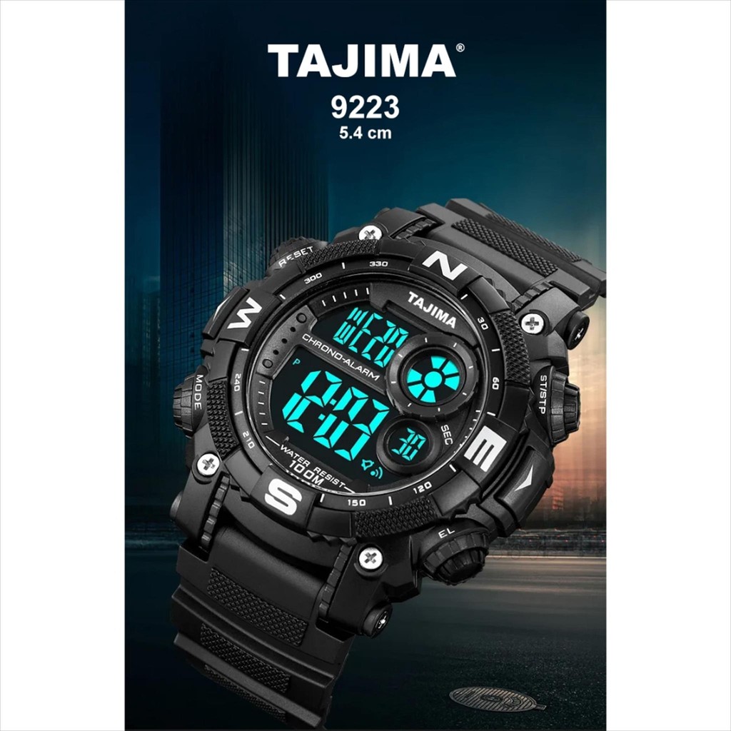 Jam Tangan Pria 9223 Digital Original Tajima.id + Free Box