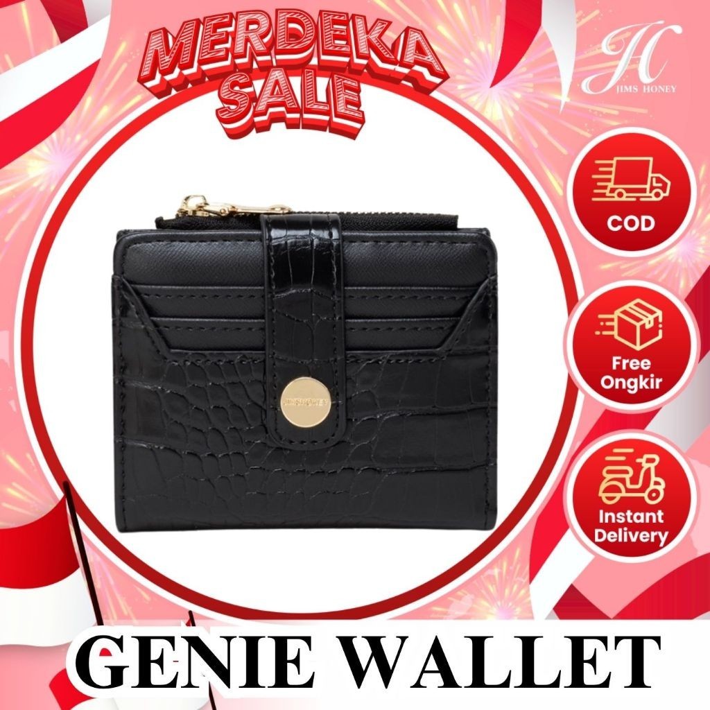 JIMS HONEY GENIE WALLET Dompet Kartu Wanita Mini Jimshoney Terbaru