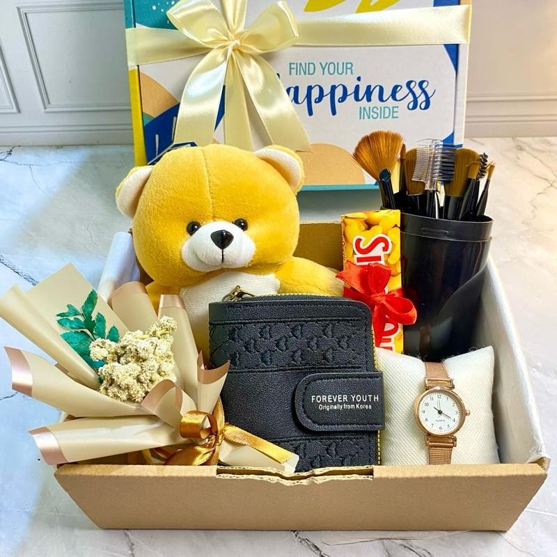 

(PAKET DOMPET A) HAMPERS LUCU UNTUK ULTAH ANNIV ORANG TERSAYANG