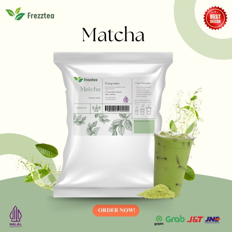 

FREZZTEA Bubuk Minuman Rasa Matcha 1kg / Powder Matcha / Bubuk Minuman kekinian dan termurah