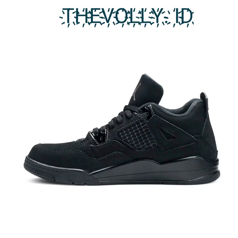 Sepatu Nike Air Jordan 4 Retro Black Cat BNIB Original / Sneakers Pria