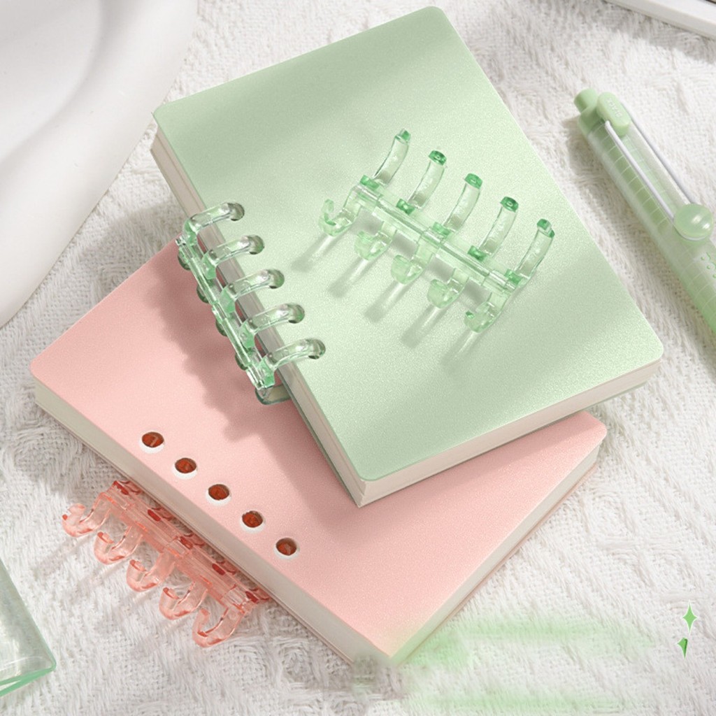 

A7 Mini Pocket Loose - Leaf Notebooks Set | Portable Ins - Style Stationery with Versatile Pages PP Frosted Cover