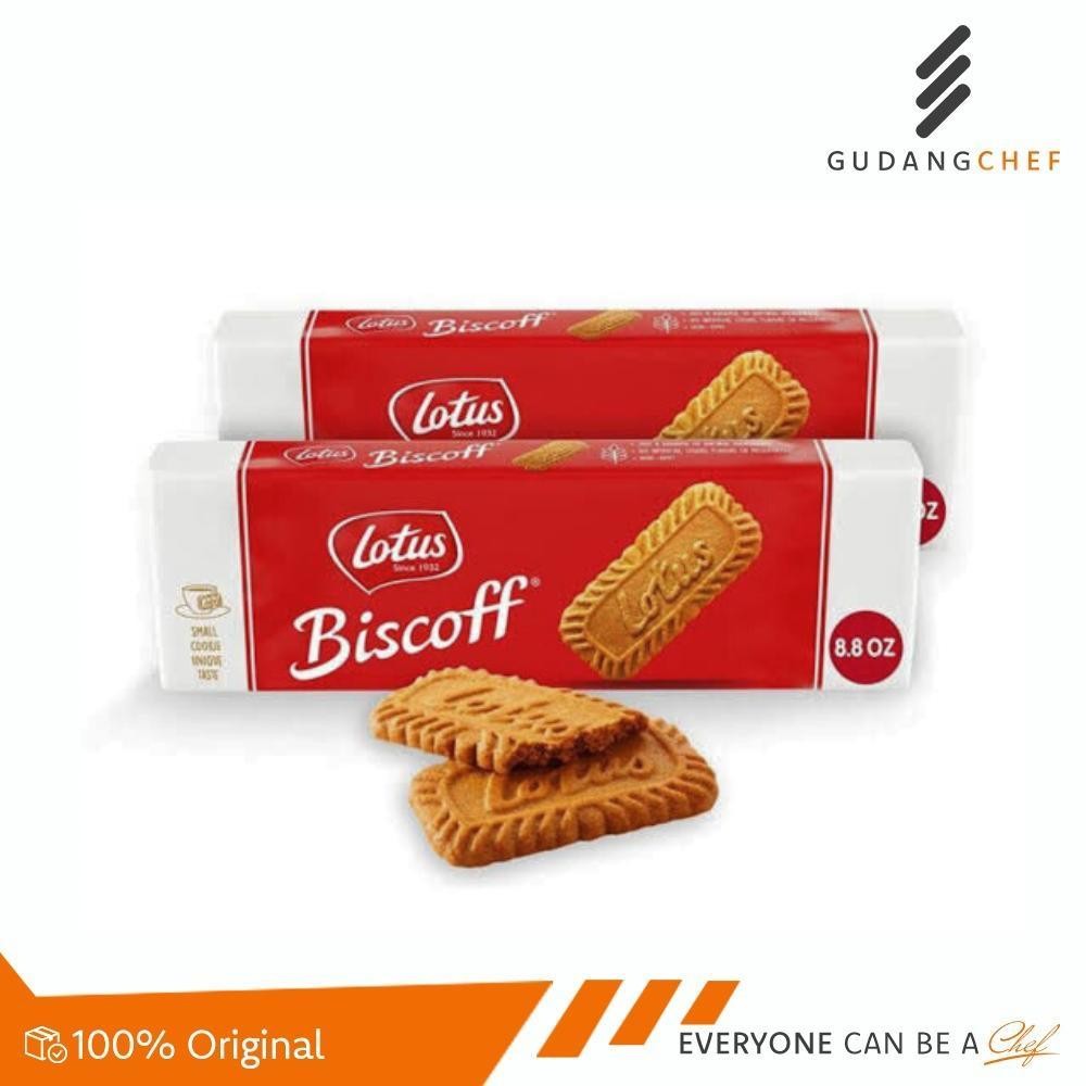 

Lotus Biscoff Biscuit Karamel 250 gram - 32 pcs / Lotus Biscoff Caramelised Biscuits HALAL
